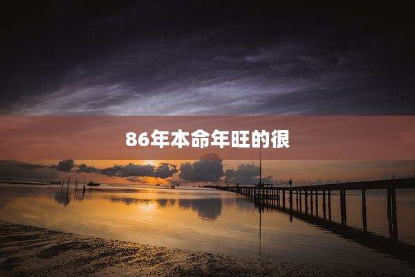 86年本命年旺的很