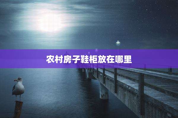 农村房子鞋柜放在哪里