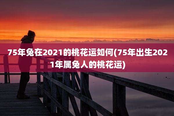 75年兔在2021的桃花运如何(75年出生2021年属兔人的桃花运)