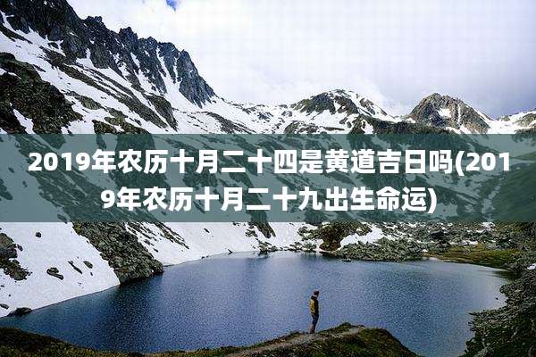 2019年农历十月二十四是黄道吉日吗(2019年农历十月二十九出生命运)