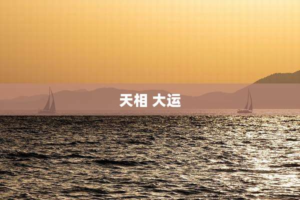 天相 大运