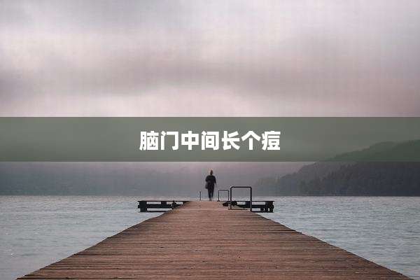 脑门中间长个痘