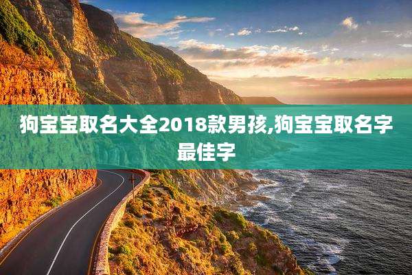 狗宝宝取名大全2018款男孩,狗宝宝取名字最佳字