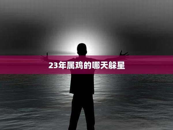 23年属鸡的哪天躲星