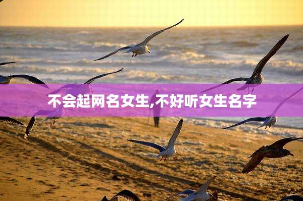 不会起网名女生,不好听女生名字