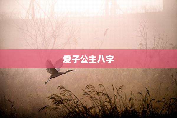 爱子公主八字