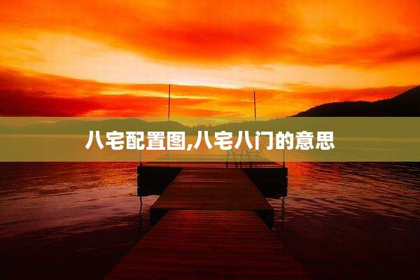 八宅配置图,八宅八门的意思