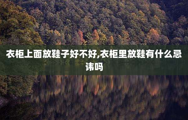 衣柜上面放鞋子好不好,衣柜里放鞋有什么忌讳吗