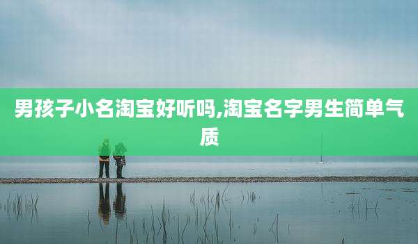 男孩子小名淘宝好听吗,淘宝名字男生简单气质