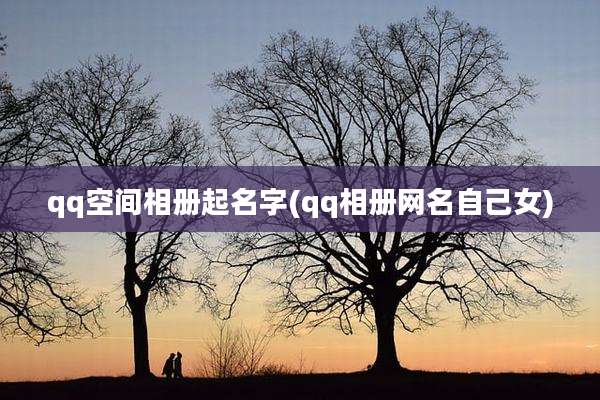 qq空间相册起名字(qq相册网名自己女)