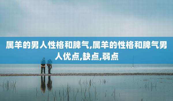 属羊的男人性格和脾气,属羊的性格和脾气男人优点,缺点,弱点