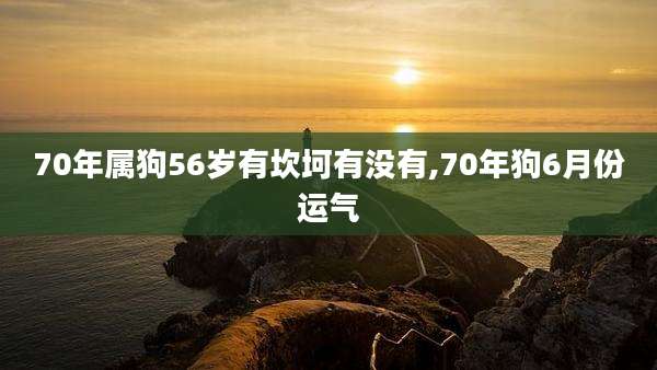 70年属狗56岁有坎坷有没有,70年狗6月份运气