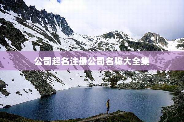 公司起名注册公司名称大全集