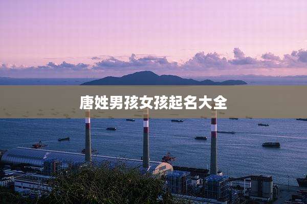 唐姓男孩女孩起名大全
