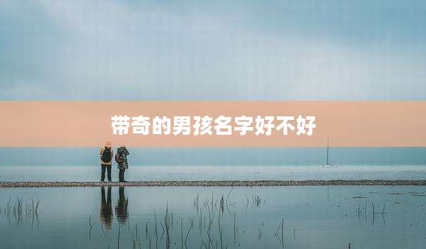 带奇的男孩名字好不好