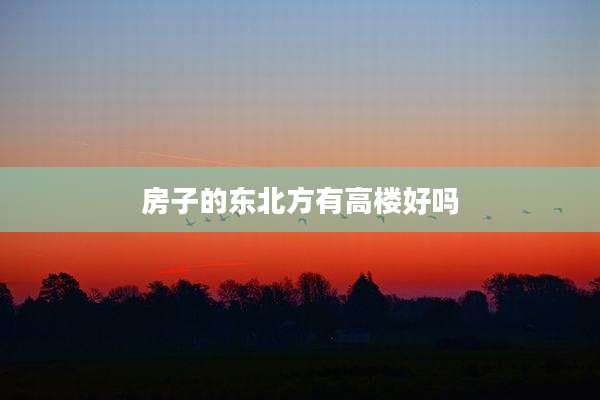 房子的东北方有高楼好吗