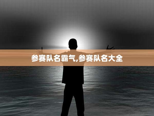 参赛队名霸气,参赛队名大全