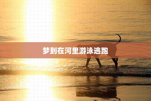 梦到在河里游泳逃跑