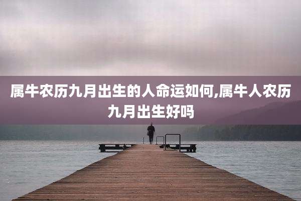 属牛农历九月出生的人命运如何,属牛人农历九月出生好吗