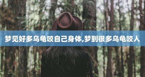 梦见好多乌龟咬自己身体,梦到很多乌龟咬人