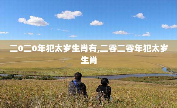 二0二0年犯太岁生肖有,二零二零年犯太岁生肖