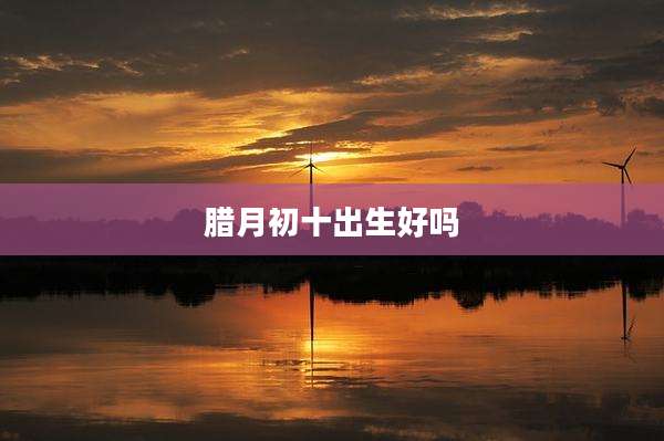 腊月初十出生好吗