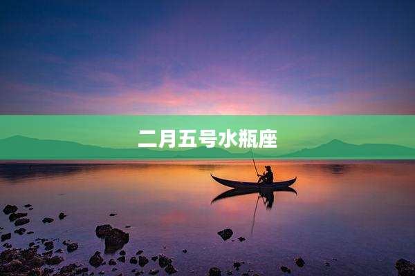 二月五号水瓶座