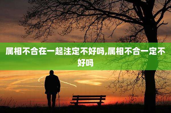 属相不合在一起注定不好吗,属相不合一定不好吗