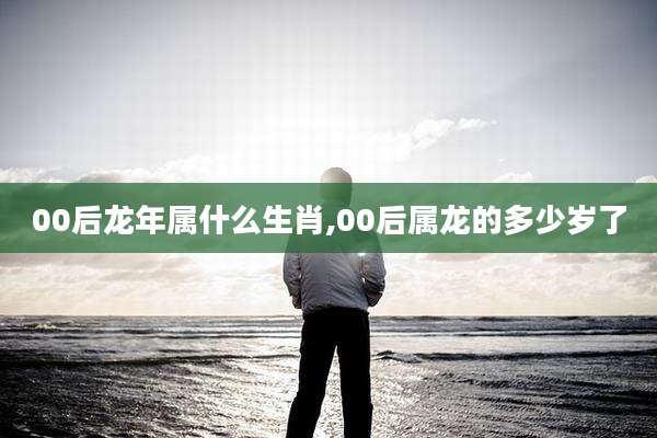 00后龙年属什么生肖,00后属龙的多少岁了
