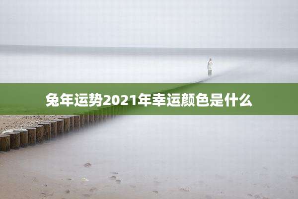 兔年运势2021年幸运颜色是什么