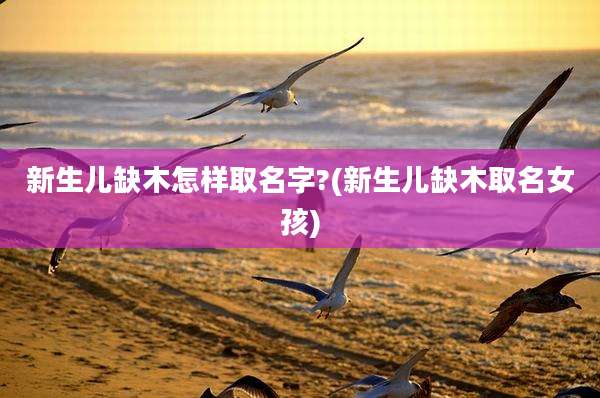 新生儿缺木怎样取名字?(新生儿缺木取名女孩)