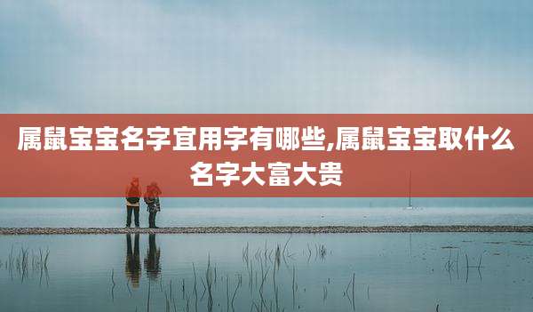 属鼠宝宝名字宜用字有哪些,属鼠宝宝取什么名字大富大贵