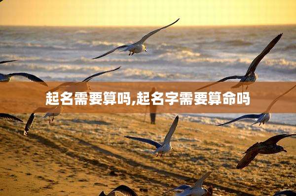 起名需要算吗,起名字需要算命吗