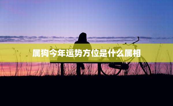 属狗今年运势方位是什么属相