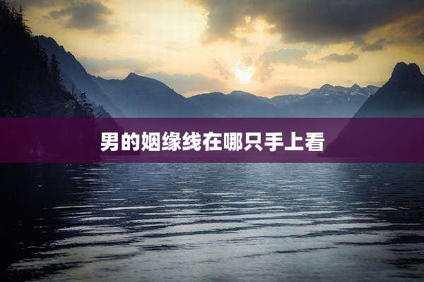 男的姻缘线在哪只手上看