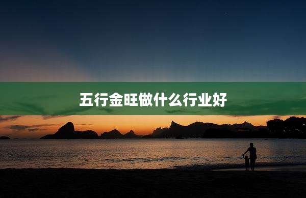 五行金旺做什么行业好
