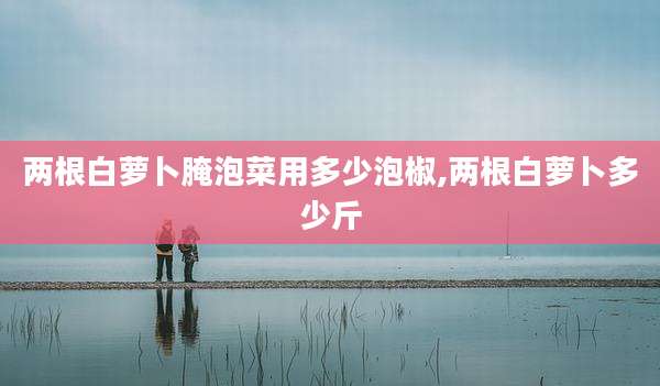 两根白萝卜腌泡菜用多少泡椒,两根白萝卜多少斤