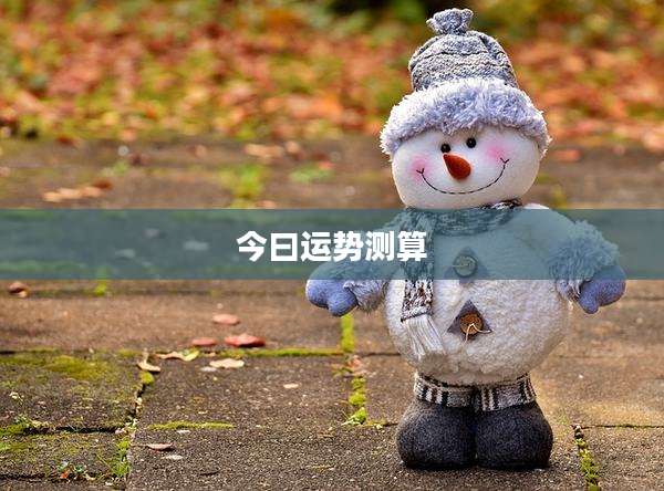 今曰运势测算