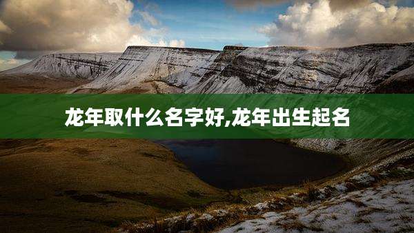 龙年取什么名字好,龙年出生起名