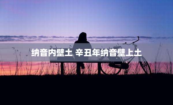 纳音内壁土 辛丑年纳音壁上土