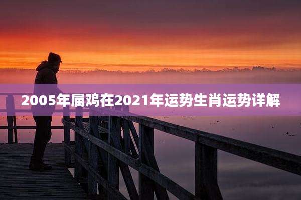 2005年属鸡在2021年运势生肖运势详解