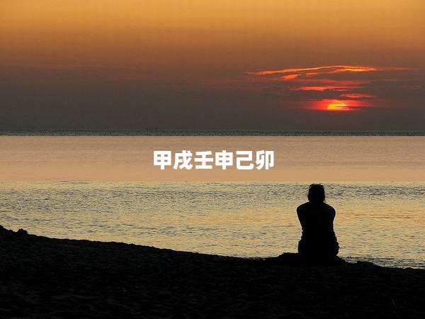 甲戌壬申己卯