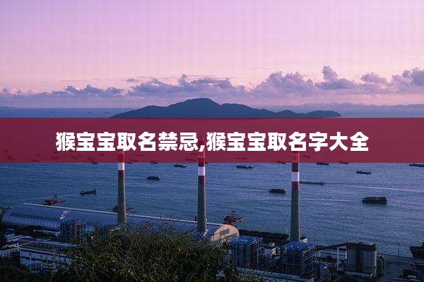 猴宝宝取名禁忌,猴宝宝取名字大全