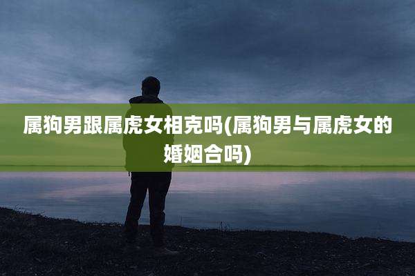 属狗男跟属虎女相克吗(属狗男与属虎女的婚姻合吗)