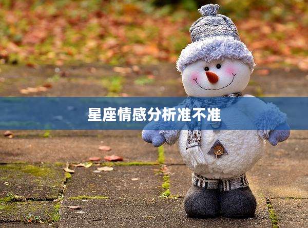 星座情感分析准不准