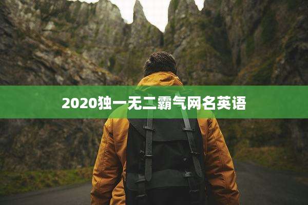 2020独一无二霸气网名英语