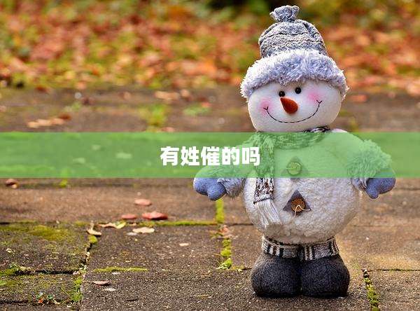 有姓催的吗