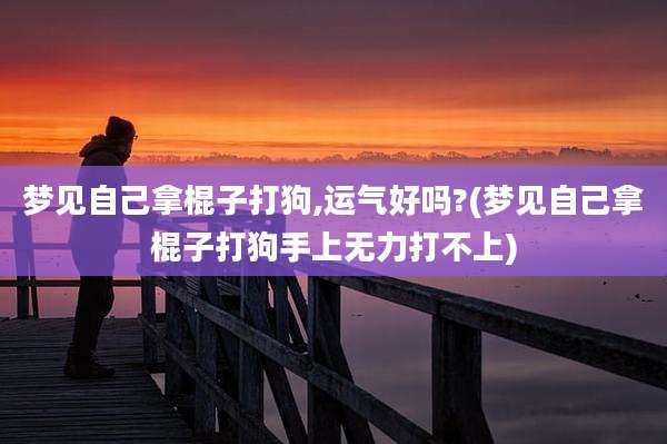 梦见自己拿棍子打狗,运气好吗?(梦见自己拿棍子打狗手上无力打不上)