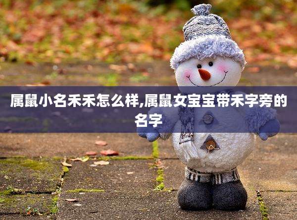 属鼠小名禾禾怎么样,属鼠女宝宝带禾字旁的名字