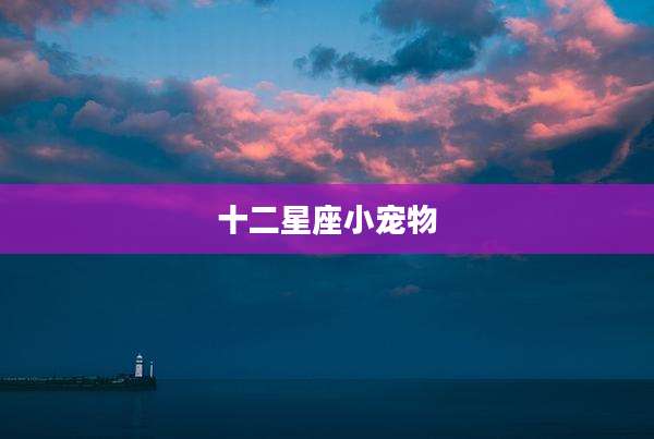 十二星座小宠物